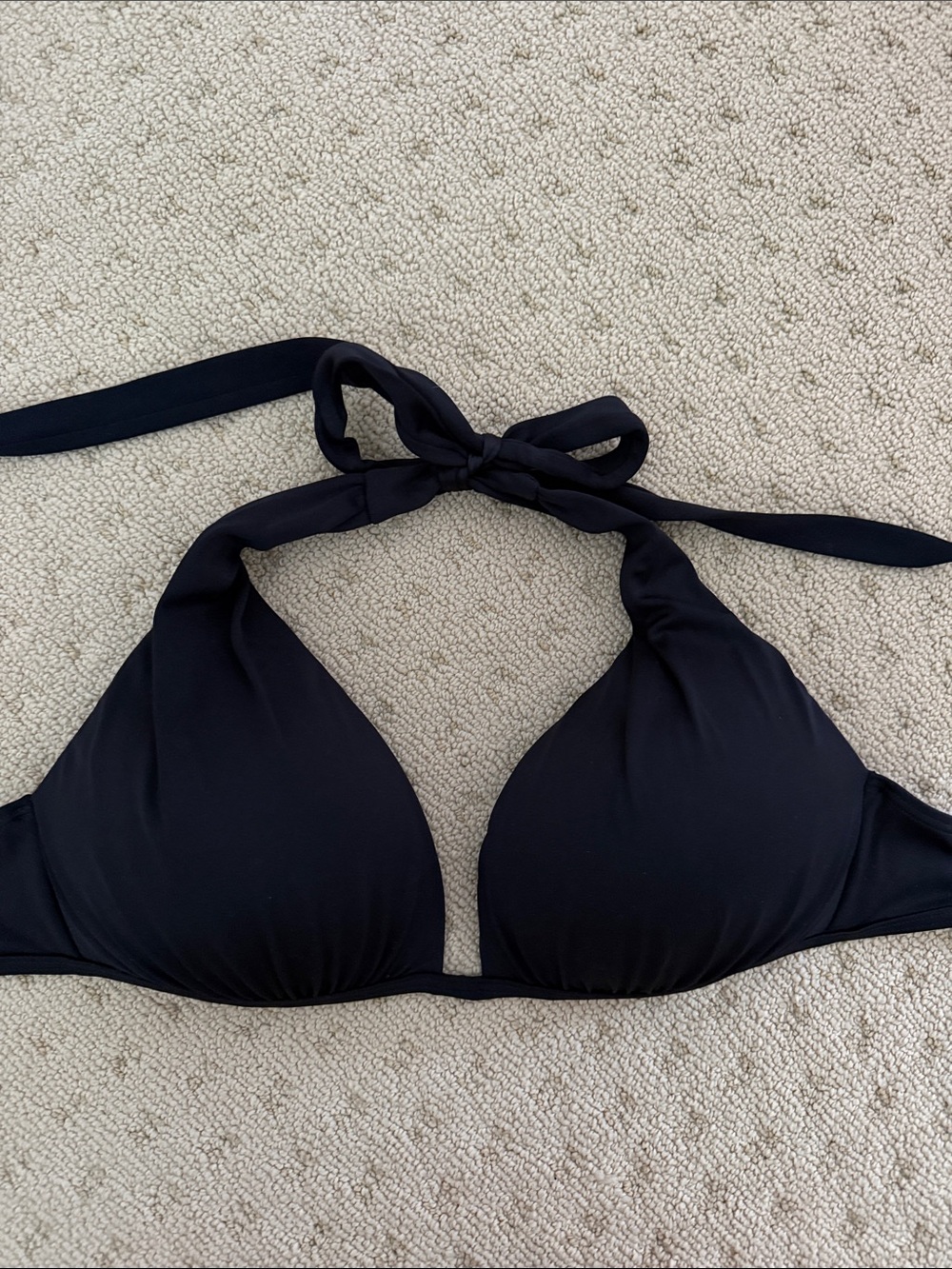 Victoria's Secret Black Halter Bikini Top